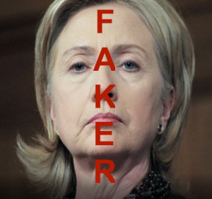 HILLARY THE TOTAL FAKER