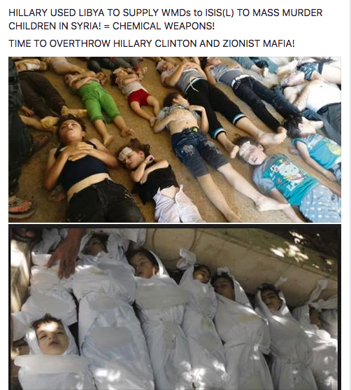 HILLARY USED LIBYA TO SUPPLY WMDs to ISIS(L) TO MASS MURDER CHILDREN IN SYRIA! = CHEMICAL WEAPONS! TIME TO OVERTHROW HILLARY CLINTON AND ZIONIST MAFIA!