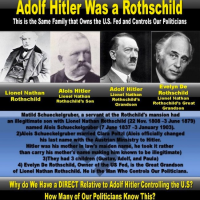 TIMELINE OF ROTHSCHILDS CRIME MOB SUPPORT BEHIND HITLER & NAZISM - IT WAS A SET OF ROTHSCHILDS MOB BUSINESS DEALS & EXPERIMENTS!