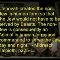 TALMUD QUOTES RELATED TO HATE AND SUPERIORITY OVER AND INEQUALITY VERSUS NON-JEWS